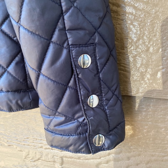 Roz & Ali women’s Navy Quilted Jacket, M - Picture 10 of 11